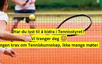 Årlig møte i Driv IL Tennis mandag 1. feb 2021 klokken 19.00 via Teams
